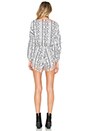view 3 of 3 Mischa Romper in Henna Print