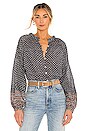 view 1 of 4 Alicia Blouse in Murda Block Print
