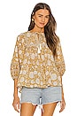 view 2 of 5 Amarilis Blouse in Honey Mix Print