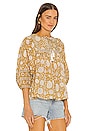 view 3 of 5 Amarilis Blouse in Honey Mix Print