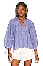 view 2 of 5 Imani Blouse in Sky