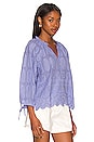 view 3 of 5 Imani Blouse in Sky