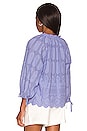 view 4 of 5 Imani Blouse in Sky
