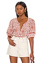 view 1 of 5 Adele Blouse in Anila Block Print