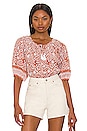 view 2 of 5 Adele Blouse in Anila Block Print