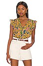 view 1 of 4 Chloe Blouse in Indo Block Print