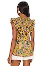 view 3 of 4 Chloe Blouse in Indo Block Print