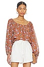 view 1 of 4 Shania Blouse in Terracotta Floral