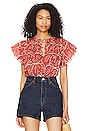 view 1 of 4 Calla Blouse in Aurora