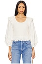 view 1 of 4 Veronika Blouse in Ivory
