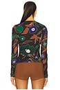 view 3 of 4 Remy Top in Mariposa Print