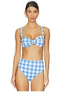 view 1 of 4 Beckett Top in Blue Bonnet Gingham