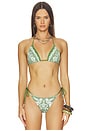 view 1 of 5 Forbela Triangle Top in Verdant Flight