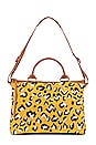 view 5 of 5 BOLSO VIAJE SOHO in Yellow Leopard