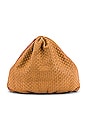 view 3 of 4 Nia Woven Handbag in Camel