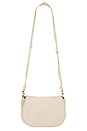 view 1 of 5 Delphine Saddle Bag in Ivory