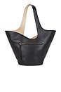 view 2 of 4 Astrid Tote Bag in Black & Moccassin