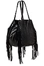 view 3 of 4 Hendrix Tote in Black Crackle