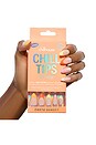 view 4 of 6 Chill Tips Press-Ons in Costa Sunset