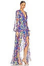 view 2 of 5 Liv Gown in Blue Multi Summer Floral