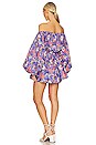 view 3 of 4 Charli Dress in Blue Enchanted Paisley