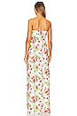 view 3 of 3 Kaia Gown in Yellow Red Blanc Floral