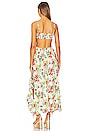view 3 of 3 ROBE DE SOIRÉE MARGO in Yellow Red Blanc Floral