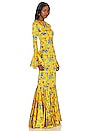 view 2 of 3 Allonia Gown in Yellow Radiant Floral