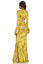 view 3 of 3 Allonia Gown in Yellow Radiant Floral