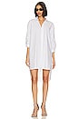 view 1 of 4 Andie Shirt Dress in White