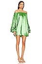 view 2 of 3 Andros Mini Dress in Peridot Green