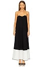 view 1 of 3 Giulia Dress in Black & Off White Combo