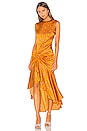 view 4 of 4 Lonnie Dress in Tangerine