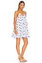 view 2 of 3 Laurel Dress in Blue Spot Floral