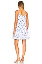 view 3 of 3 Laurel Dress in Blue Spot Floral