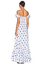 view 3 of 3 MAXIVESTIDO GIANNA in Blue Spot Floral