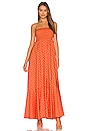 view 1 of 3 ROBE MAXI HAISLEY in Salmon & Orange Polka Dot