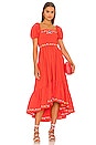 view 1 of 3 Hayden Dress in Red Multi Embroidery
