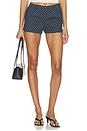 view 1 of 6 SHORT DEMI in Navy & White