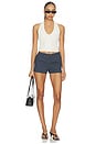 view 5 of 6 SHORT DEMI in Navy & White