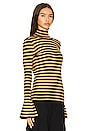 view 2 of 4 Mirabel Sweater in Black Camel Stripe