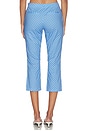 view 5 of 7 Andi Capri Pants in Periwinkle & White