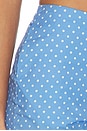 view 7 of 7 Andi Capri Pants in Periwinkle & White