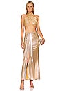 view 4 of 4 Leanna Crop Top in Gold
