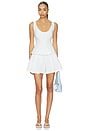 view 4 of 5 Brielle Sleeveless Top in White Periwinkle