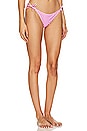 view 2 of 4 Adelphie Bikini Bottom in Orchid Gingham