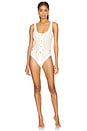 view 1 of 3 Sailor One Piece Swimsuit in Ecru & White