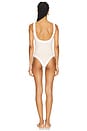 view 3 of 3 Sailor One Piece Swimsuit in Ecru & White