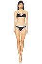 view 4 of 4 Ayana Bikini Bottom in Black Ivory Combo