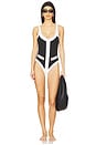 view 1 of 3 Sailor One Piece Swimsuit in Black
